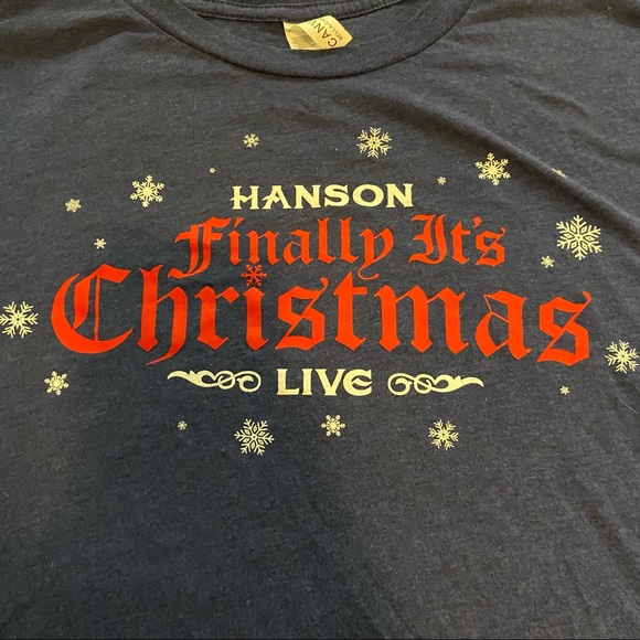 Hanson “Finally it’s Christmas” tour Tee - Picture 3 of 4